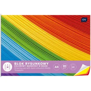 Kreslicí podložka Interdruk A4 barevná 80g 20k 210mm x 297mm (BLRK)