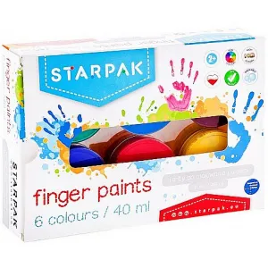 Starpak barva na prsty pro psy 40 ml 6 barev. (448008)