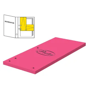 Protos 1/3 A4 růžová 160g 50k prázdný blok