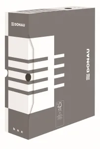 Kartotéka Donau A4 - šedá 100 mm x 340 mm x 297 mm (7661301FSC-13)