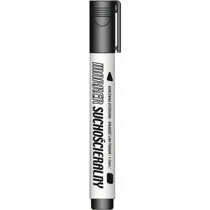 Popisovač Tetis pro suché stírání, černý, kulatý hrot 1-2 mm (KM107-VO)