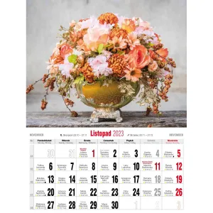 Vícepanelový nástěnný kalendář Avanti 230 mm x 320 mm (5901769620056)