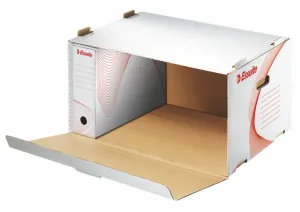 Archivní krabice Esselte - bílá 360 mm x 258 mm x 540 mm