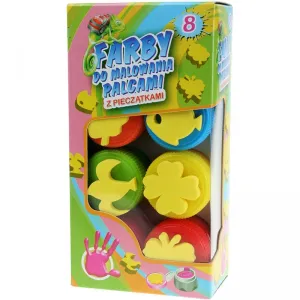 Titanová barva na prsty 15 ml 8 barev. (2351)