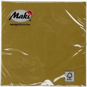 Ubrousky Pol-mak - zlaté 330 mm x 330 mm (000500)
