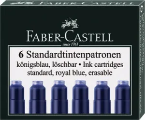 Faber Castell krátké náboje tmavě modré (185506)