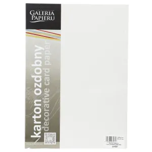 Dekorační papír (vizitkový) Galeria Papieru chic diamond white A4 - bílý 220g (204501)