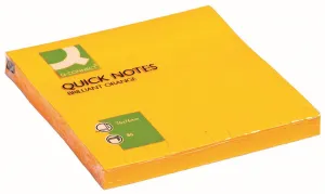 Samolepicí bločky Q-Connect oranžové 80k 76mm x 76mm (KF10517)