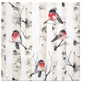 Ubrousky Paw Lunch BN Birch Trees - mix 330 mm x 330 mm (SDL230100)