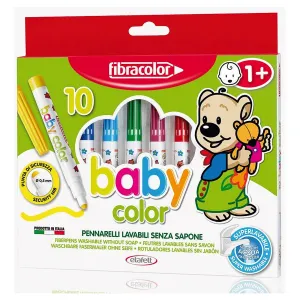 Flamaster Fibracolor baby color 10 barev.