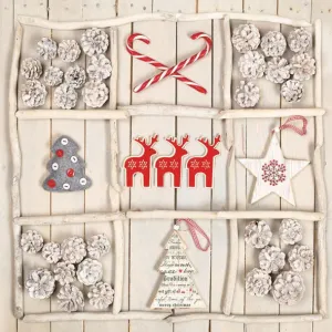 Ubrousky Pol-mak s hvězdičkou - mix 330 mm x 330 mm (Sd GW)