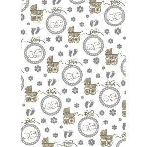 Dekorační papír Pol-mak - mix 700 mm x 1000 mm