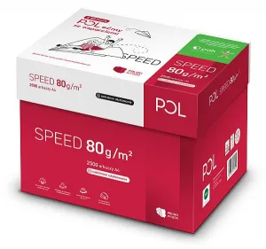 Pol rychlý kopírovací papír A4 - bílý 500k. 80g 210 mm x 297 mm