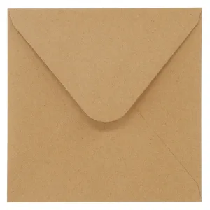 Obálka Gallery Paper kraft tmavě béžová - béžová 160 mm x 160 mm (280322)