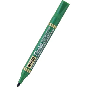 Permanentní popisovač Pentel, zelený 1,5mm kulatý hrot