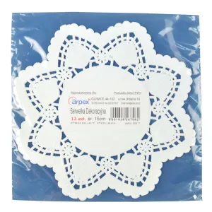 Ubrousky Arpex - bílé 150 mm x 150 mm (D2702)