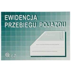 Ofsetový tisk Michalczyk i Prokop Ewidencja przebiegu pojazdów (bez kosztów) A5 A5 32k. (K17)