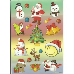 Nálepka (samolepka) Vánoce (D)