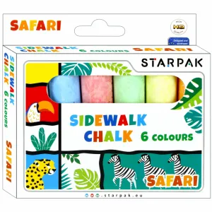 Starpak Safari křída barevná: mix 6 ks (494004)