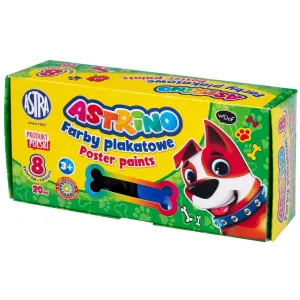 Barva plakátových barev Astra: mix 20 ml 8 barev. (301221002)