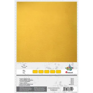 Titanum Craft-Fun Series plsť barva: žlutá 10 oblouků. 210 mm x 297 mm (025)