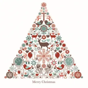 Vánoční ubrousky Pol-mak - mix 330 mm x 330 mm (SL GW)