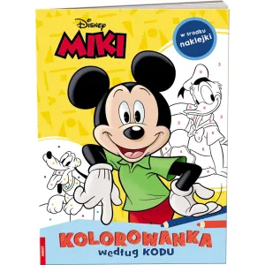 Ameet dětská kniha Mickey. Omalovánky podle kódu
