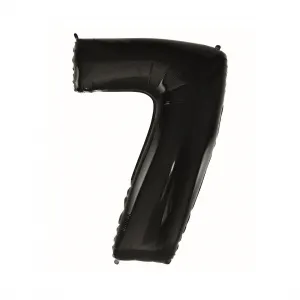 Fóliový balónek Godan číslo 7 BLACK 45cal (FG-C85CZ0)