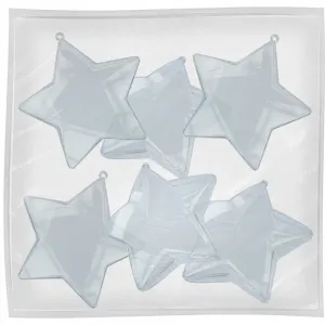 Titanová akrylová ozdoba Craft-Fun Series star 105mm