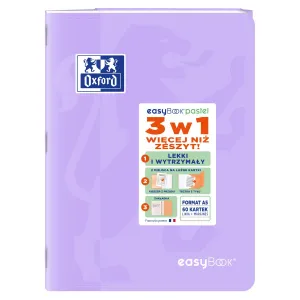 Sešit Oxford EASYBOOK PASTEL A5 60k. Šňůra 90g (400161236)