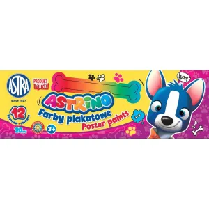 Barva plakátových barev Astrino: mix 20 ml 12 barev. (301221004)