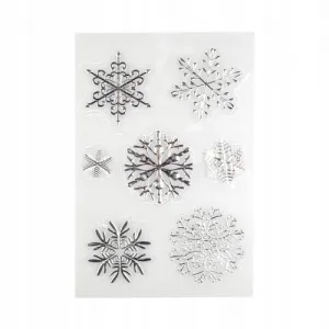 Arpex Vánoční samolepky sněhové vločky (NR1369)