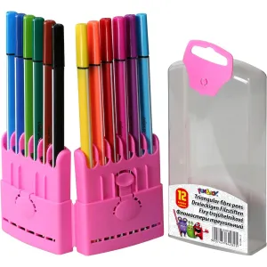 Trojhranný popisovač Fun&Joy 12 barev (FJ-206-12)