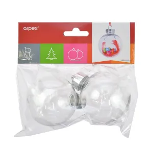 Arpex kreativní sada DIY transparentní ozdoby 2 ks (bn7987)