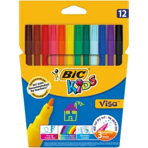 Flamaster Bic Kids Visa 12 12 barev (888695)