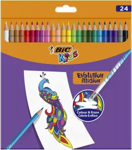 Pastelky Bic ILLUSION 24 barev (987869)