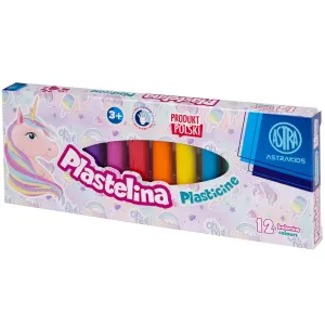 Astra plastelína mix 12 barev jednorožců (303221007)