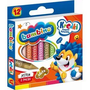 St.Majewski Bambino hliněné pastelky 12 k 12 barev.