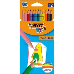 Bic Kids Tropicolors 2 12 barevných pastelek (832568)