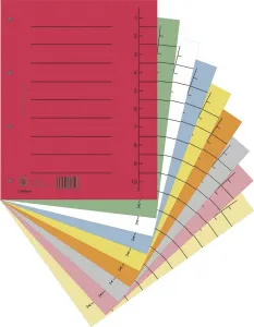 Donau A4 - barevný mix čísel 250g 100k 1-10 235mm x 300mm (8610001S-99)