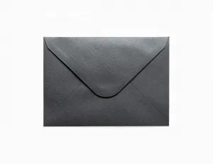 Perleťová obálka C6 od Gallery Paper - černá (280277)