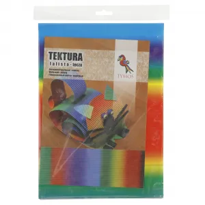 Tymos vlnitá lepenka duha - duha 250 mm x 353 mm