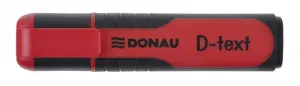 Zvýrazňovač Donau D-Text červený (7358001EN-04)
