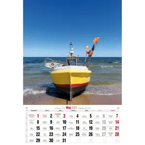 Pruhovaný nástěnný kalendář Avanti 320 mm x 470 mm (5901769621015)