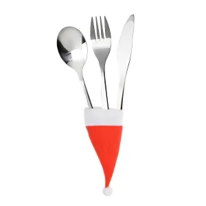 Vánoční ozdoba Arpex Vánoční příborník Santa Claus (BN0233)