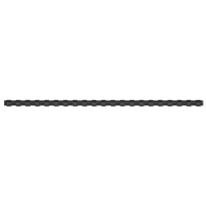 Titanové hřebeny na vázání A4 - černé, průměr 8 mm (8CZ)