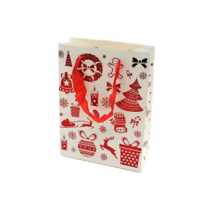 Vánoční dárková taška One Dollar malá 175 mm x 235 mm x 80 mm (371446)