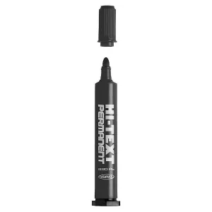 Permanentní popisovač Fibracolor HI-TEXT, černý 4,5mm dlátovým hrotem (830)