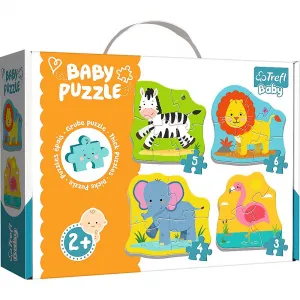Trefl puzzle baby classic zvířata na safari (36073)