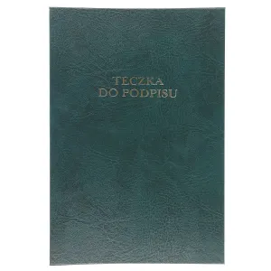 Podpisová složka Barbara A4 - zelená 12k. (1822213)